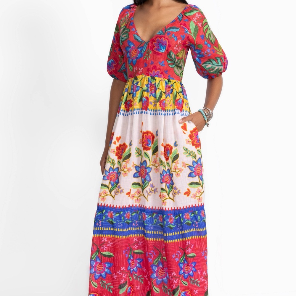 JOHNNY WAS $298 RUMBA MAXI DRESS